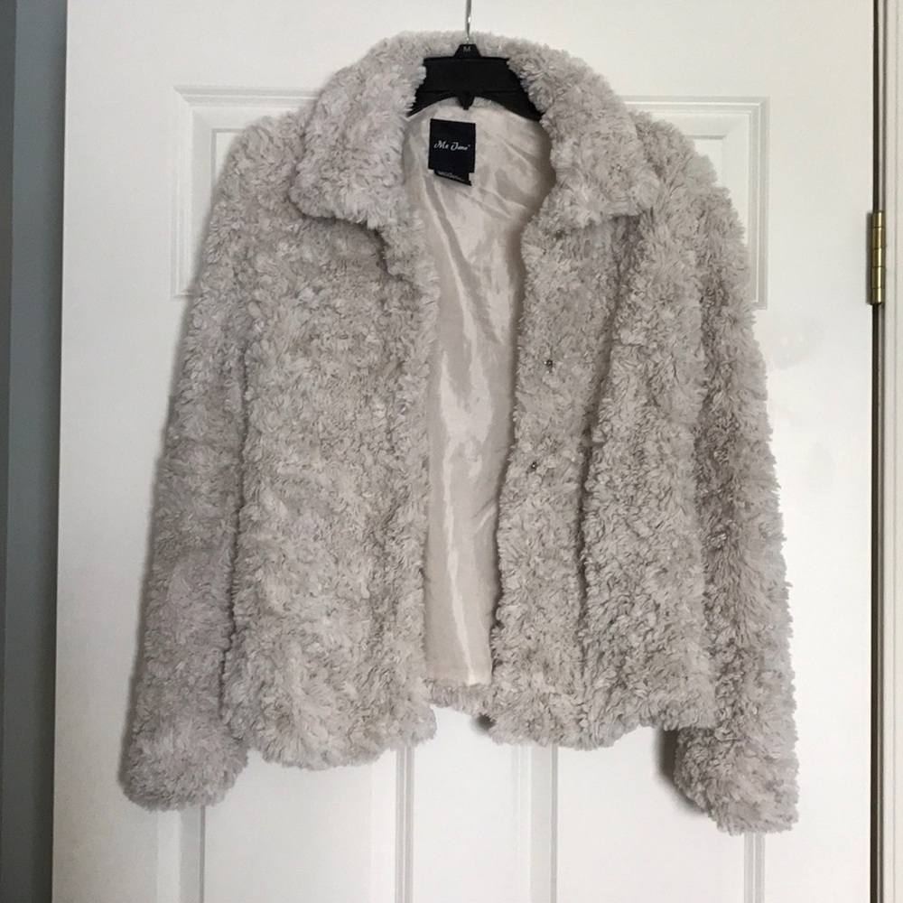 Faux fur jacket